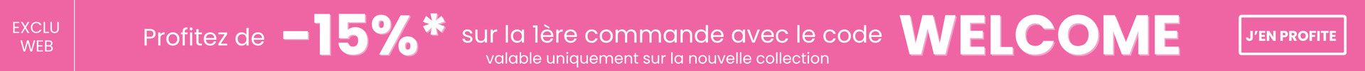 Bandeau WELCOME 